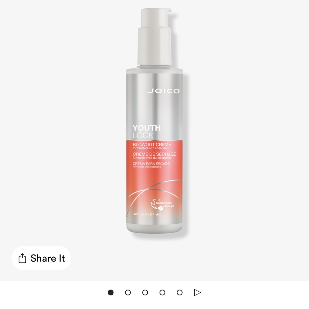 Joico YouthLock Blowout Crème in Silver and Red